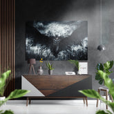 Batman Brushed Aluminium Dibond Wall Art.